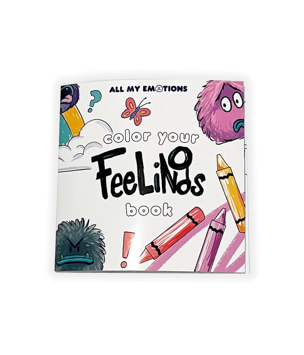 All My Emotions: Feelings Friends 24-Page, Large Coloring Book
