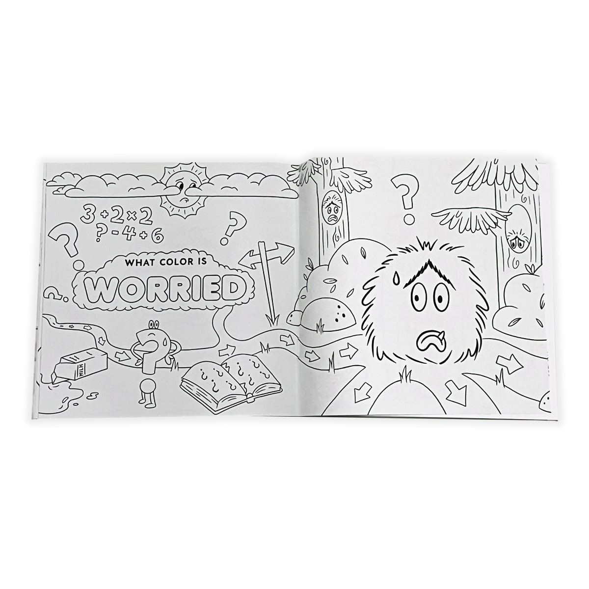 All My Emotions: My Tiny Temper + My Worried Worrier Hardcover + Coloring Book Set