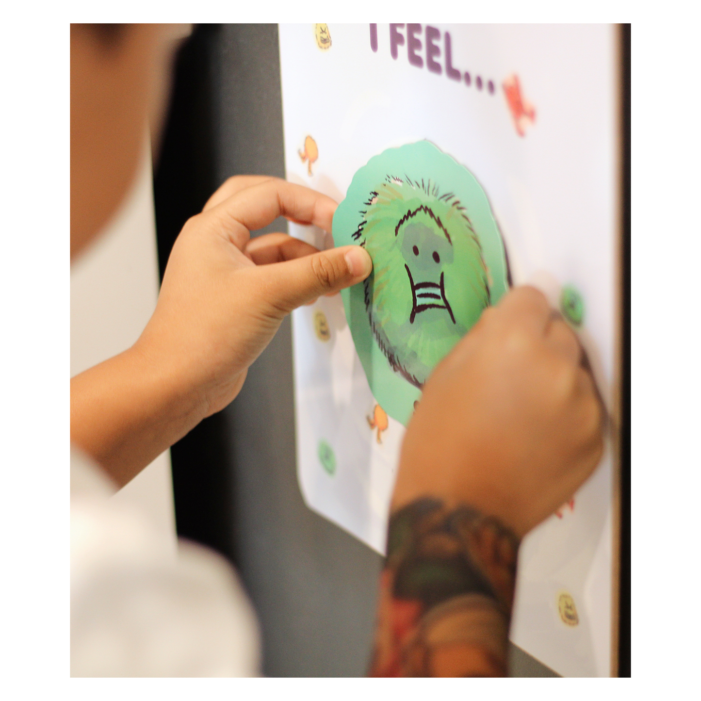 All My Emotions: Feelings Friends Magnetic Emotions Board for Kids